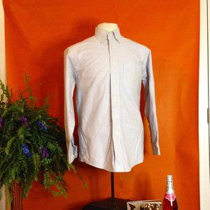 Mens L.L. Bean Striped Button Down Collar Shirt